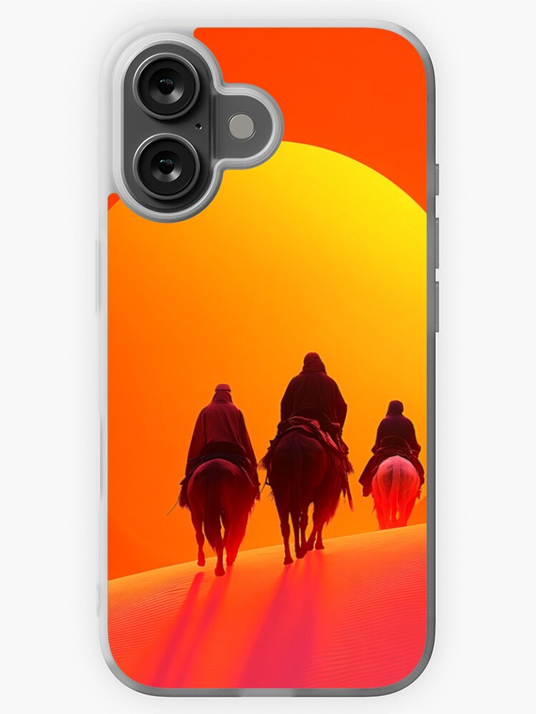 Thumbnail 1 of 5, iPhone Case, Sunset In The Desert designed and sold by Patricks-Art.