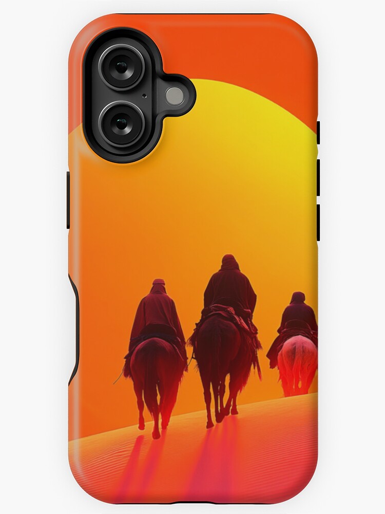 Thumbnail 1 of 4, iPhone Case, Sunset In The Desert designed and sold by Patricks-Art.