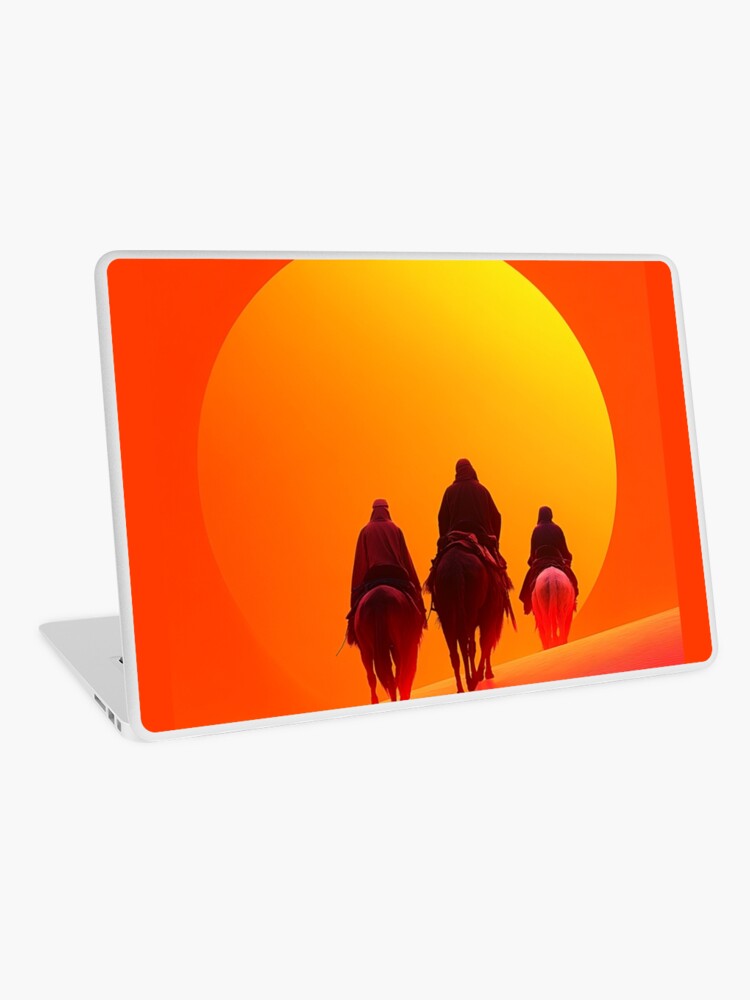 Thumbnail 1 of 2, Laptop Skin, Sunset In The Desert designed and sold by Patricks-Art.