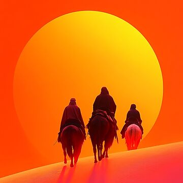 Artwork thumbnail, Sunset In The Desert by Patricks-Art