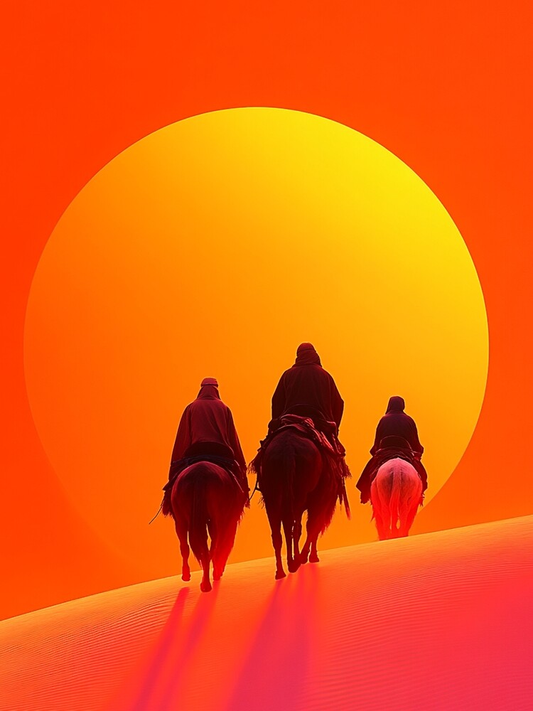 Thumbnail 5 of 5, Graphic T-Shirt, Sunset In The Desert designed and sold by Patricks-Art.