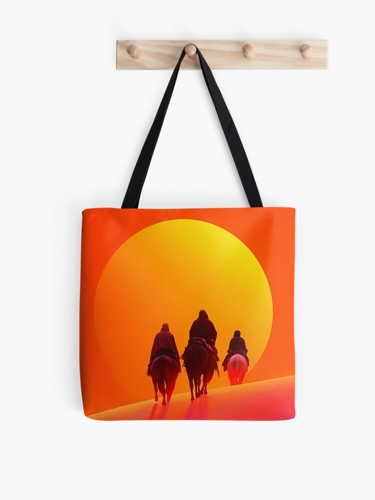 Thumbnail 1 of 2, Tote Bag, Sunset In The Desert designed and sold by Patricks-Art.