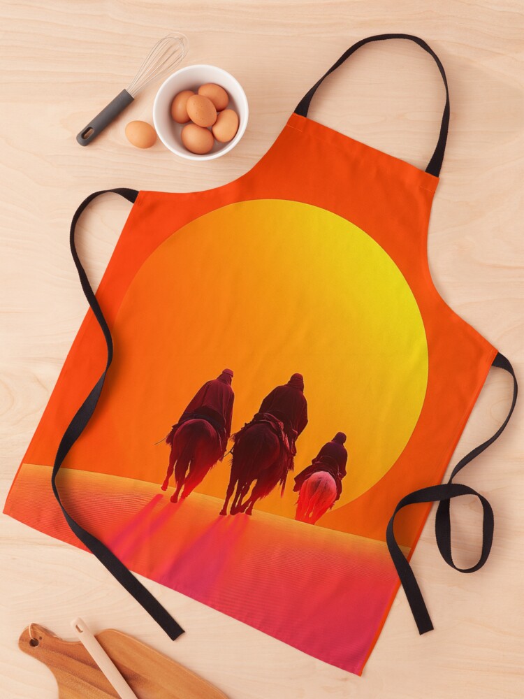 Thumbnail 1 of 6, Apron, Sunset In The Desert designed and sold by Patricks-Art.