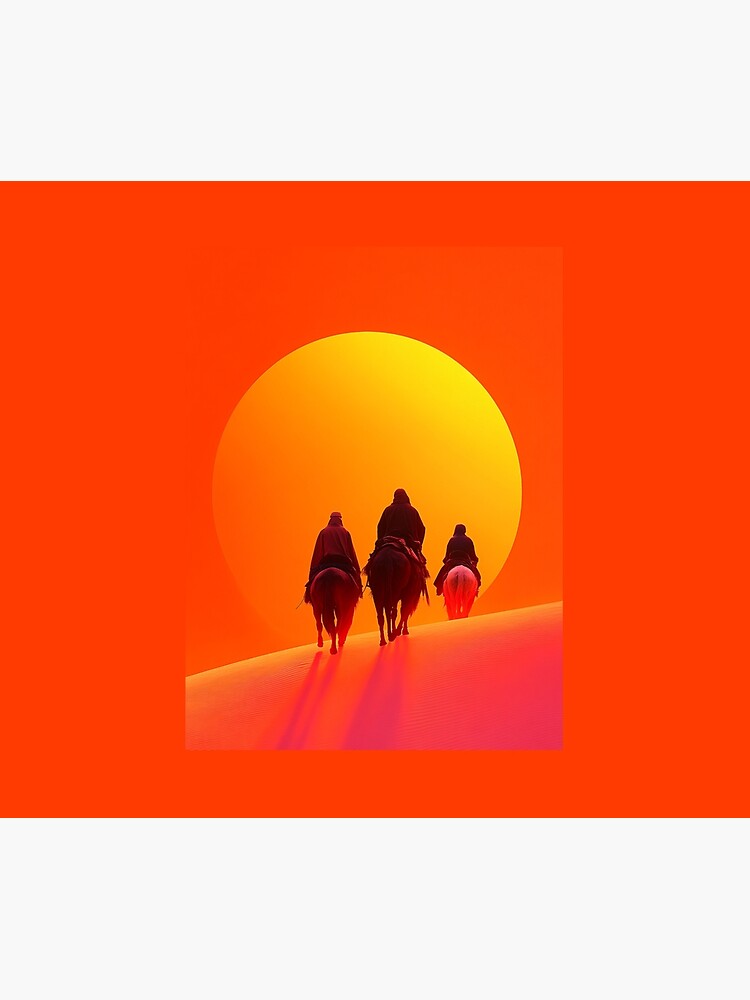Thumbnail 5 of 5, Shower Curtain, Sunset In The Desert designed and sold by Patricks-Art.