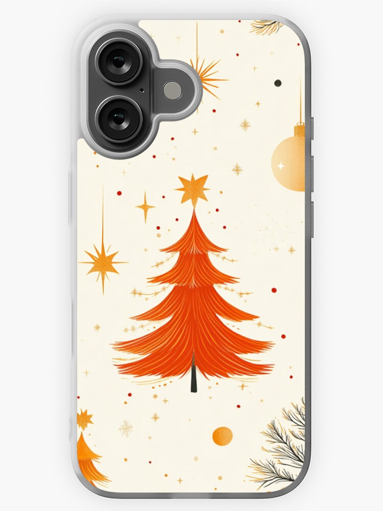 Thumbnail 1 of 5, iPhone Case, Christmas Tree Seamless Pattern designed and sold by Patricks-Art.
