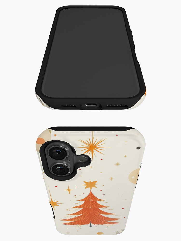 Thumbnail 3 of 4, iPhone Case, Christmas Tree Seamless Pattern designed and sold by Patricks-Art.