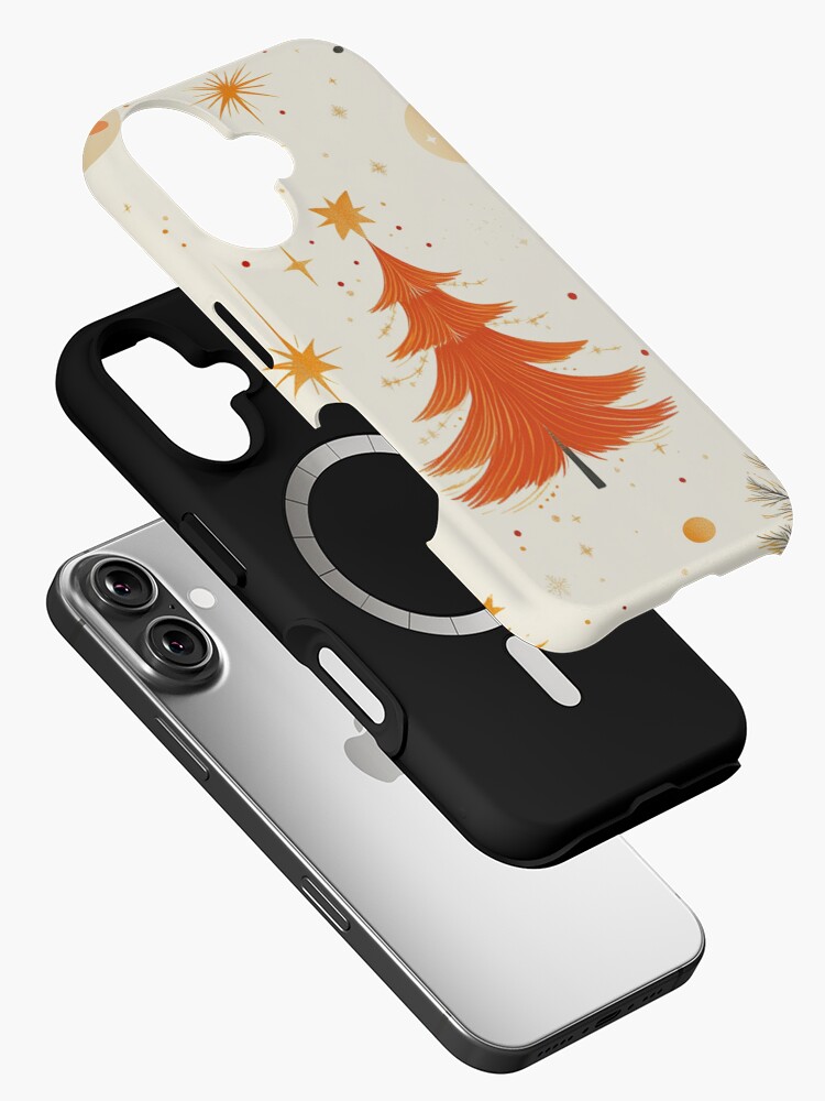 Thumbnail 2 of 4, iPhone Case, Christmas Tree Seamless Pattern designed and sold by Patricks-Art.