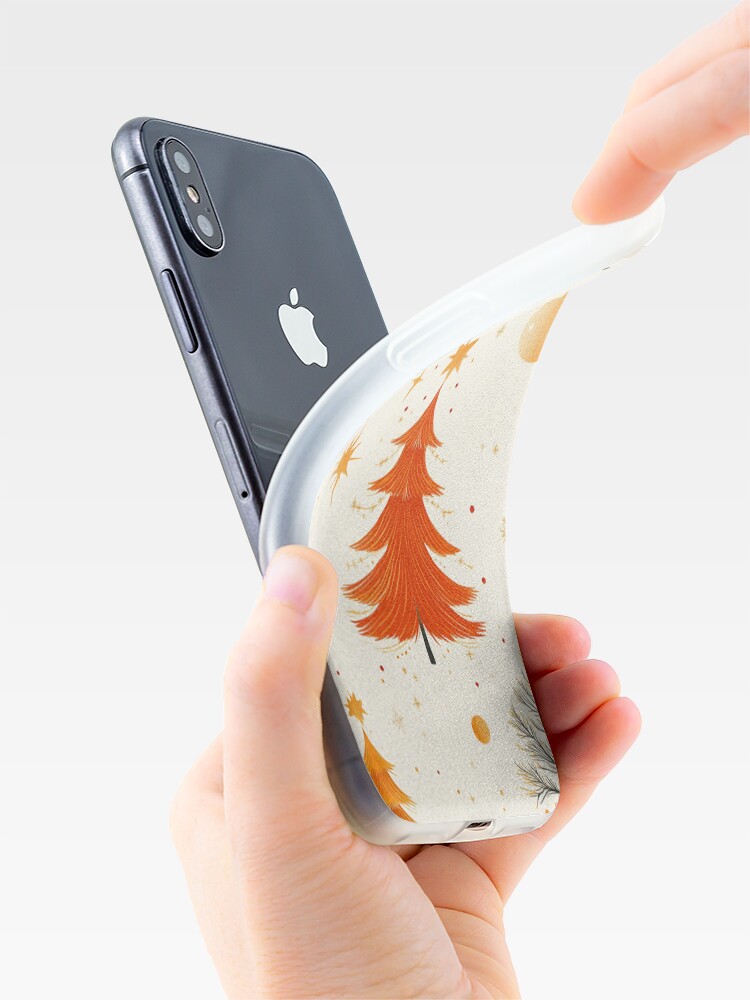 Thumbnail 4 of 5, iPhone Case, Christmas Tree Seamless Pattern designed and sold by Patricks-Art.