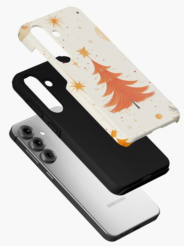 Thumbnail 2 of 4, Samsung Galaxy Phone Case, Christmas Tree Seamless Pattern designed and sold by Patricks-Art.
