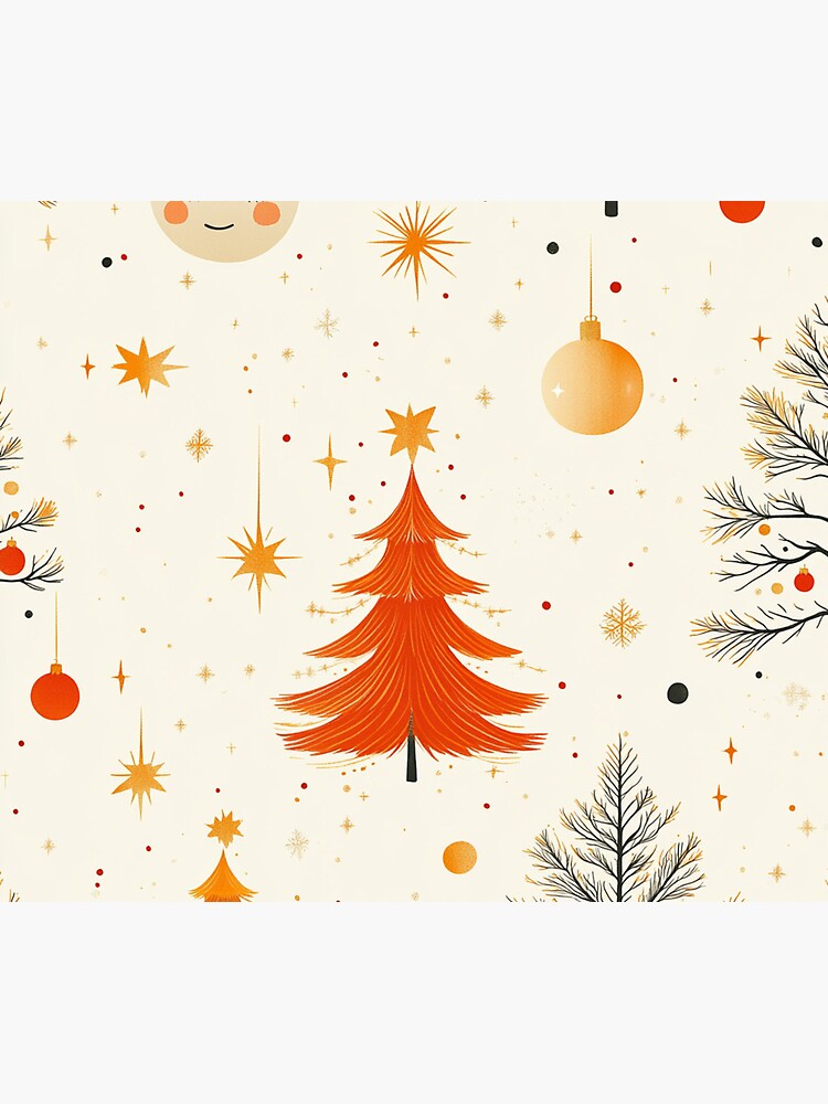 Thumbnail 5 of 5, Mouse Pad, Christmas Tree Seamless Pattern designed and sold by Patricks-Art.