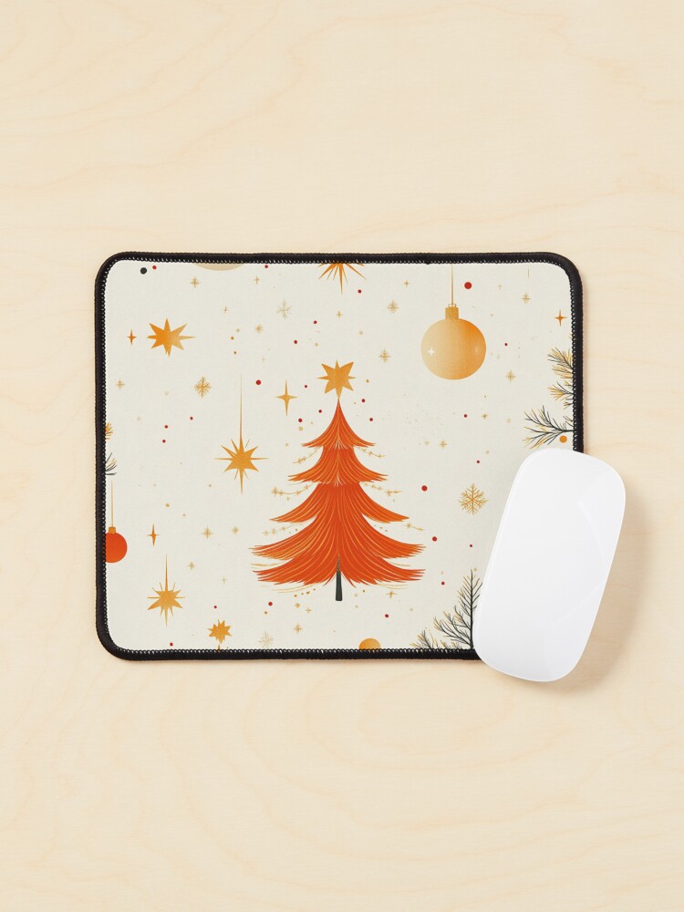 Thumbnail 1 of 5, Mouse Pad, Christmas Tree Seamless Pattern designed and sold by Patricks-Art.