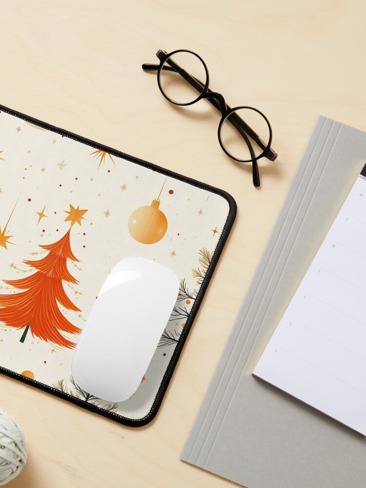 Thumbnail 3 of 5, Mouse Pad, Christmas Tree Seamless Pattern designed and sold by Patricks-Art.