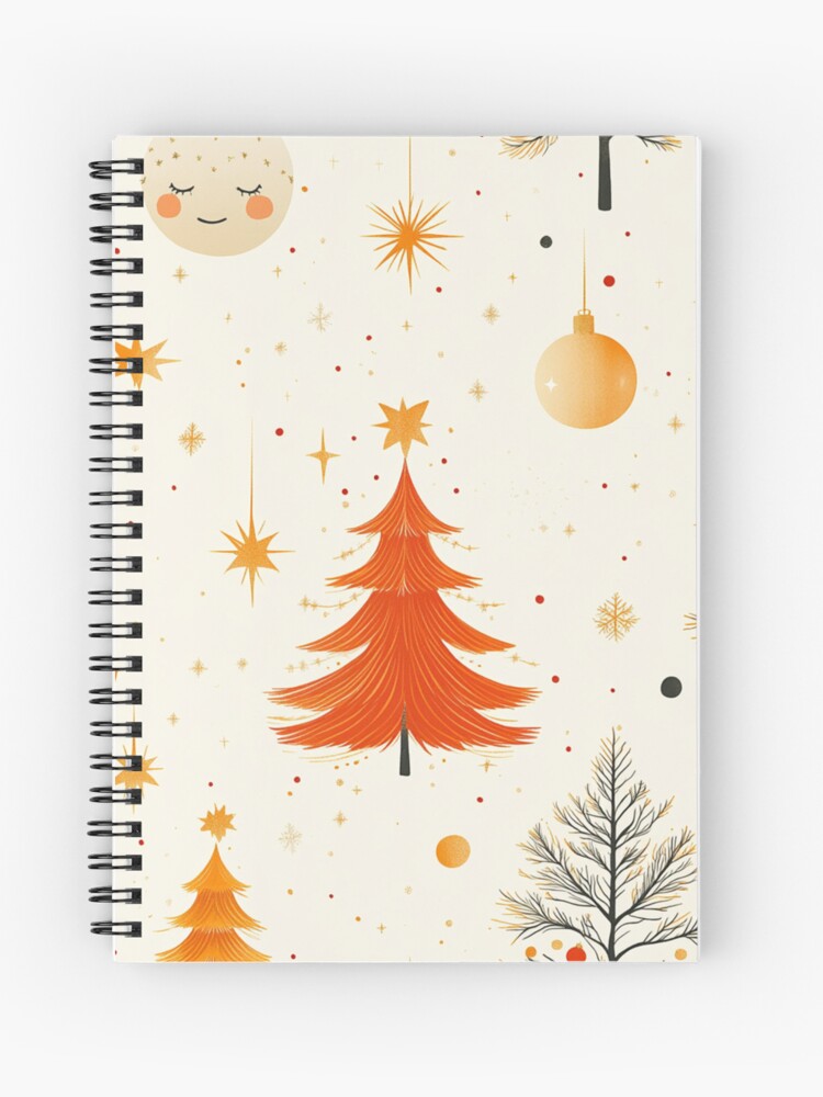Thumbnail 1 of 3, Journal, Christmas Tree Seamless Pattern designed and sold by Patricks-Art.
