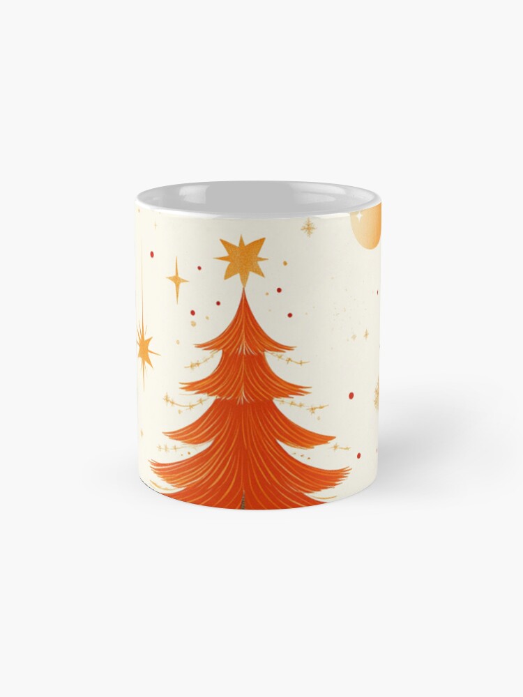 Thumbnail 4 of 6, Coffee Mug, Christmas Tree Seamless Pattern designed and sold by Patricks-Art.