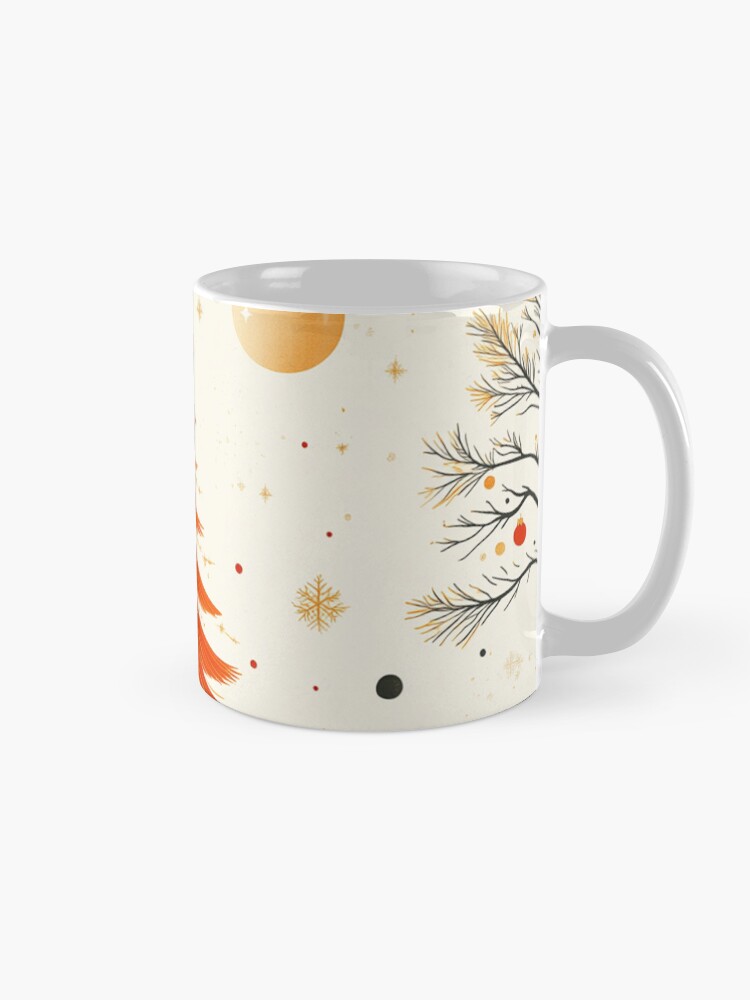 Thumbnail 5 of 6, Coffee Mug, Christmas Tree Seamless Pattern designed and sold by Patricks-Art.