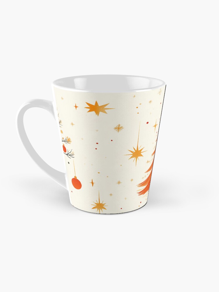 Thumbnail 3 of 4, Coffee Mug, Christmas Tree Seamless Pattern designed and sold by Patricks-Art.