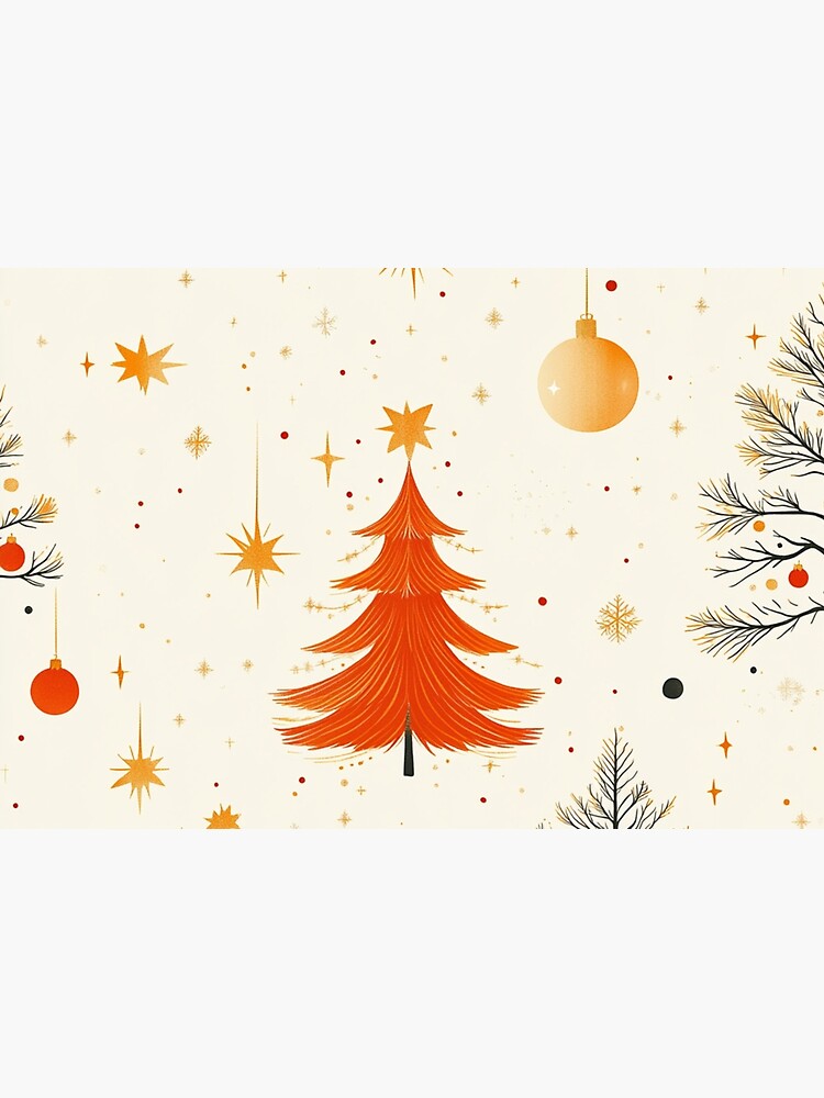 Thumbnail 3 of 3, Journal, Christmas Tree Seamless Pattern designed and sold by Patricks-Art.