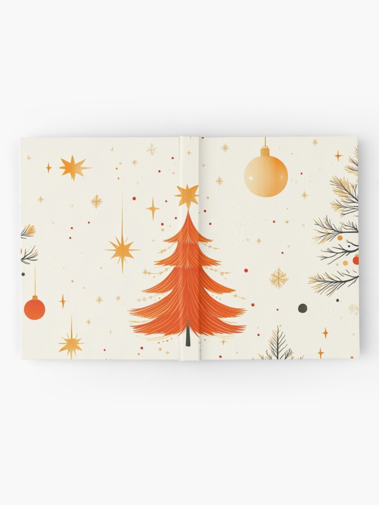 Thumbnail 2 of 3, Journal, Christmas Tree Seamless Pattern designed and sold by Patricks-Art.