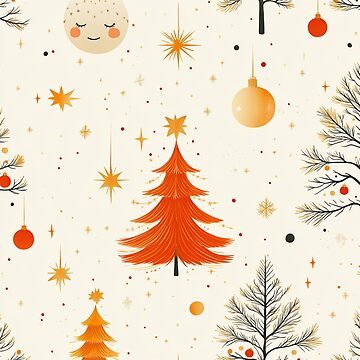 Artwork thumbnail, Christmas Tree Seamless Pattern by Patricks-Art