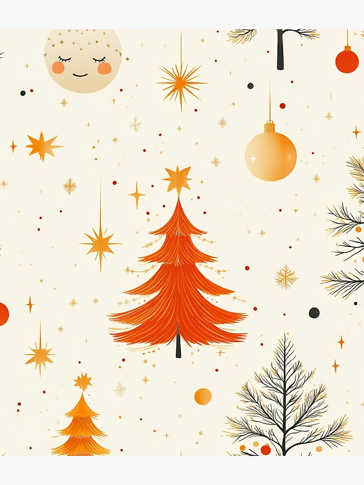 Thumbnail 3 of 3, Backpack, Christmas Tree Seamless Pattern designed and sold by Patricks-Art.