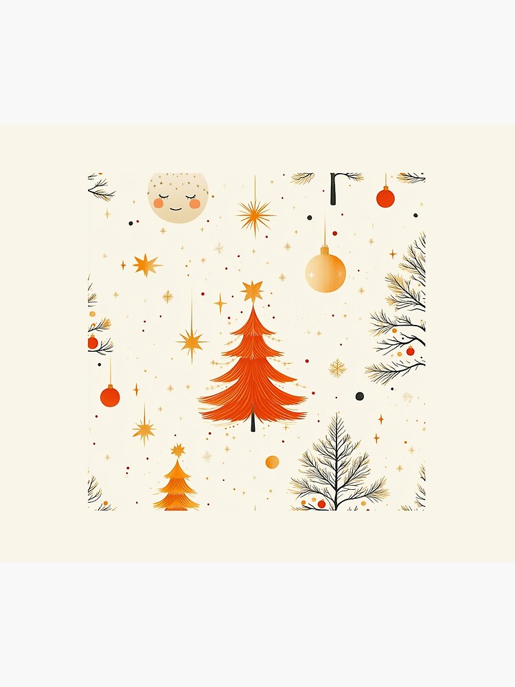 Thumbnail 2 of 2, Duvet Cover, Christmas Tree Seamless Pattern designed and sold by Patricks-Art.
