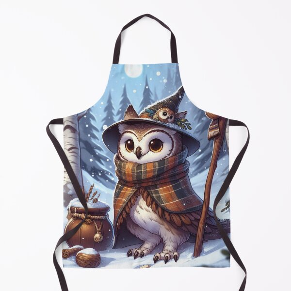 Item preview, The Wizard Owl of the Winter Wonderlands designed and sold by nikkolaus.