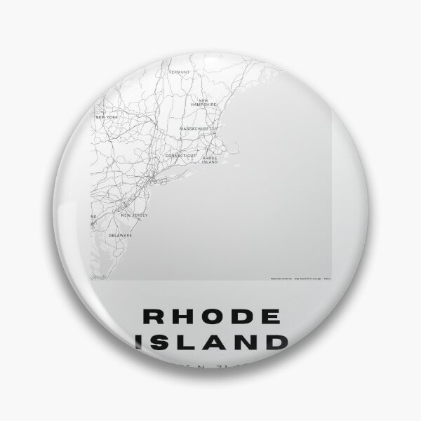 Artikelvorschau, Minimalistische Rhode Island-Kartenkunst - Schwarz-Weiß-Koordinatendesign entworfen und verkauft von RM-Journey.