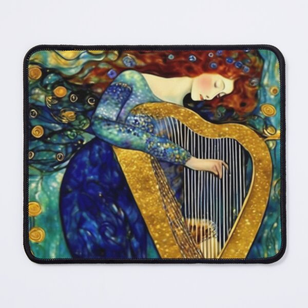 Item preview, Deep Sea Mermaid Plays Harp designed and sold by TheDarkWardrobe.
