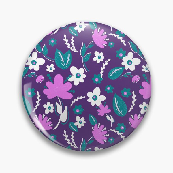 Item preview, Floral Pattern in purple designed and sold by Ginger-Lion.