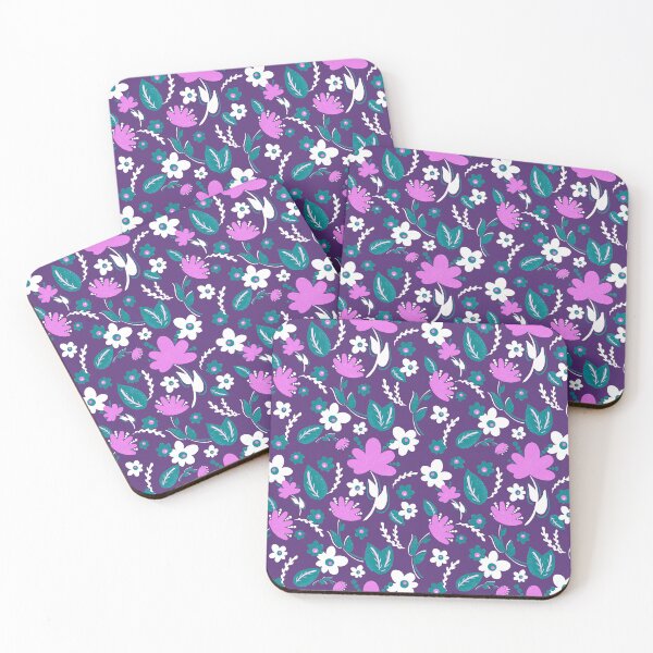 Item preview, Floral Pattern in purple designed and sold by Ginger-Lion.