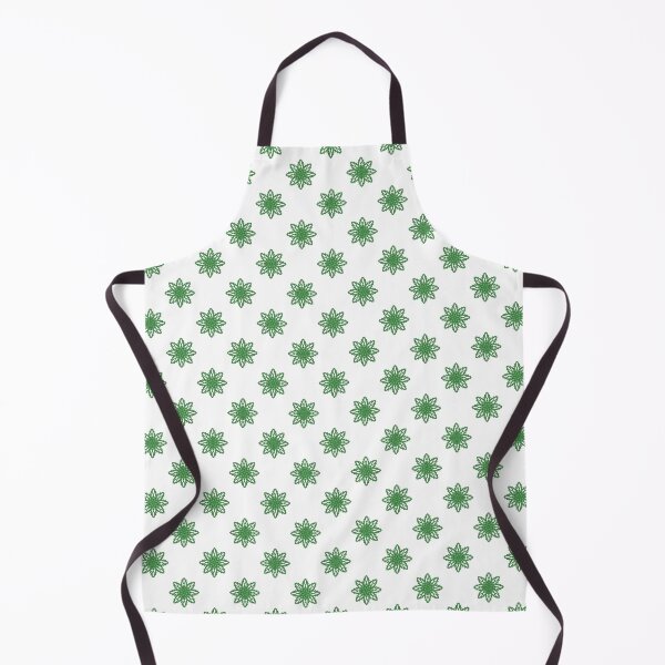 Item preview, Pattern of green snowflakes "Inspiration" designed and sold by Cherevan.