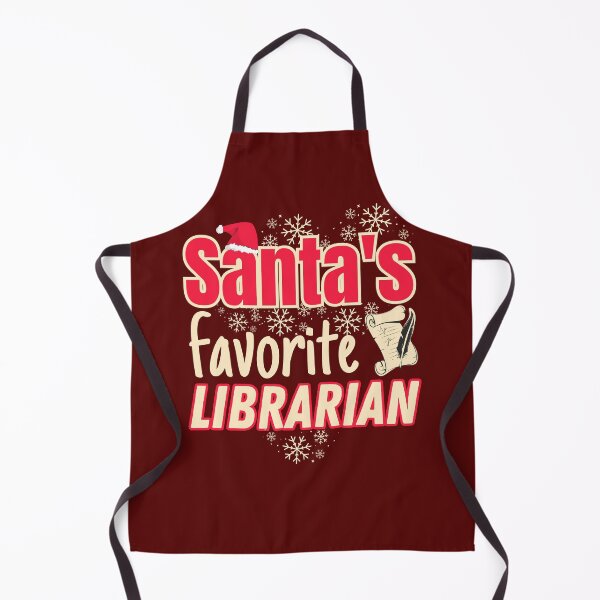 Item preview, Santa's favorite librarian designed and sold by Meandmyshop.