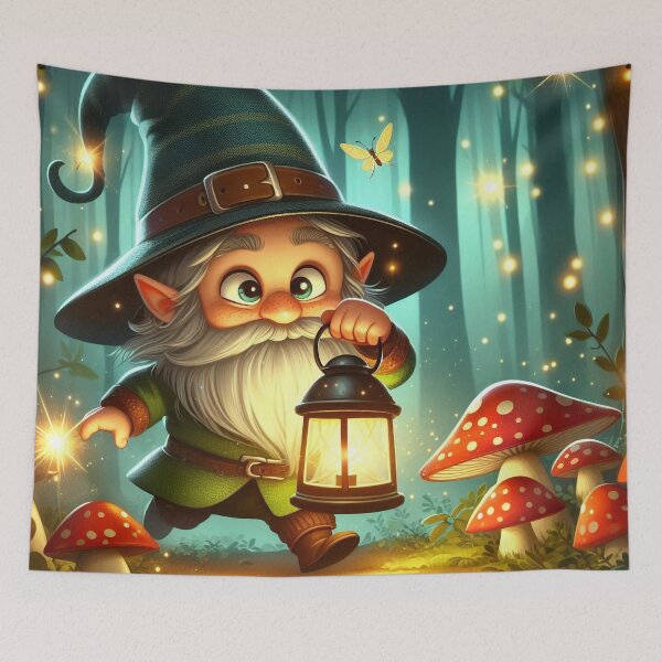Item preview, Gnome of the Magic Enchanted Forest designed and sold by nikkolaus.