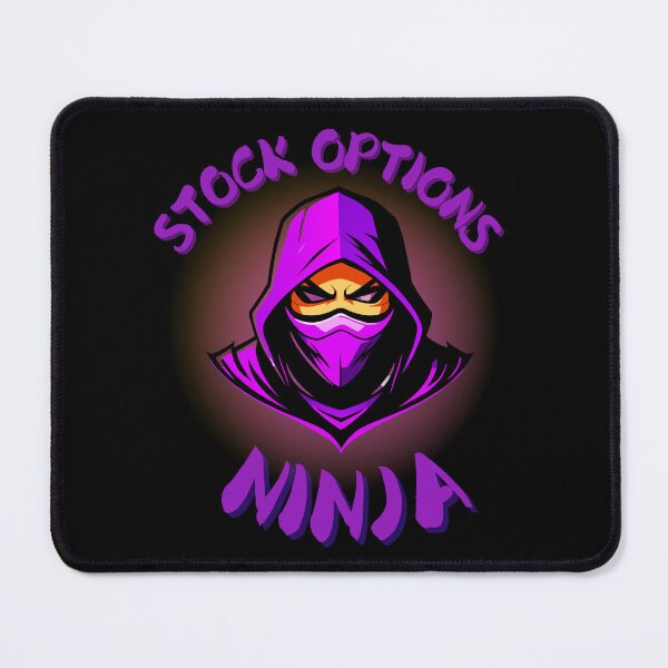 Item preview, Stock Options Ninja-Black Background designed and sold by Trendi61.
