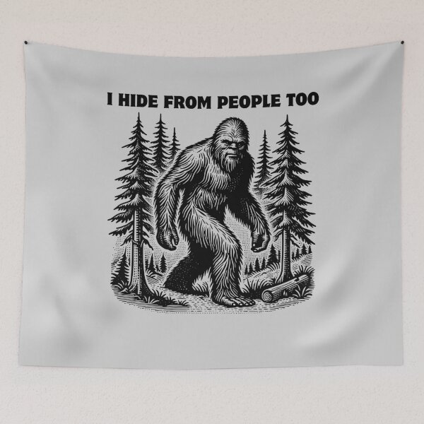 Item preview, I Hide From People Too designed and sold by RedPumpFlash.