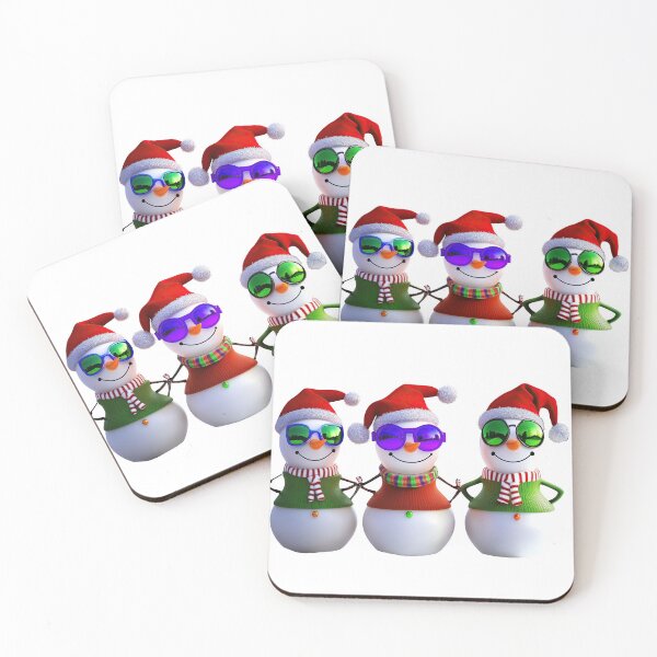 Item preview, Cool Snowmen Trio - Festive Holiday Fun with Sunglasses designed and sold by BeautyPulse.