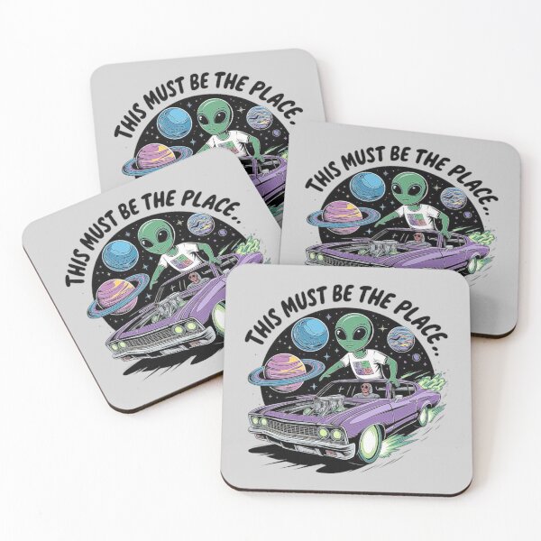Item preview, Alien in Space Car - This Must Be the Place Design designed and sold by love3617.
