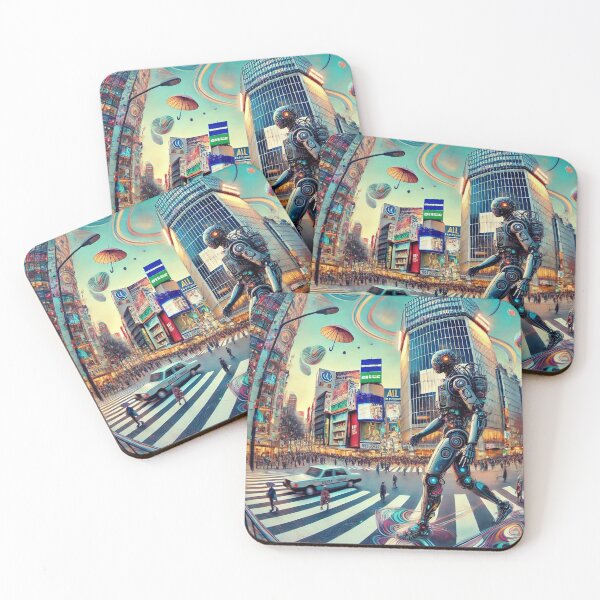 Item preview, Surrealism Style Robot in Shibuya designed and sold by AyaJP.