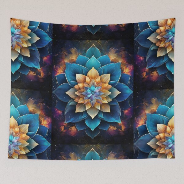 Artikelvorschau, Blumenmandala entworfen und verkauft von DarkRedNight.