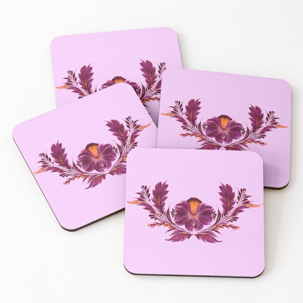 Item preview, Violet flower Ukrainian in the Petrykiv style, Ukrainian art designed and sold by Sunflower-7.