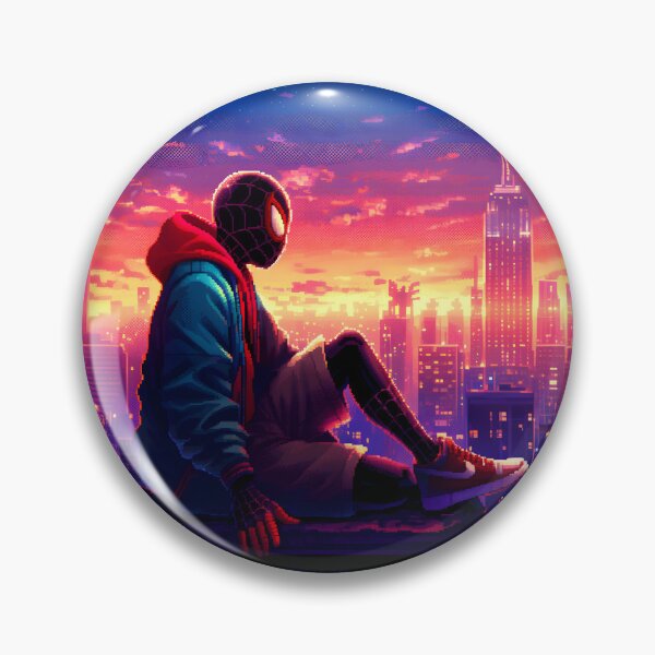 Item preview, Miles Morales Pixel Art designed and sold by SchellStation.
