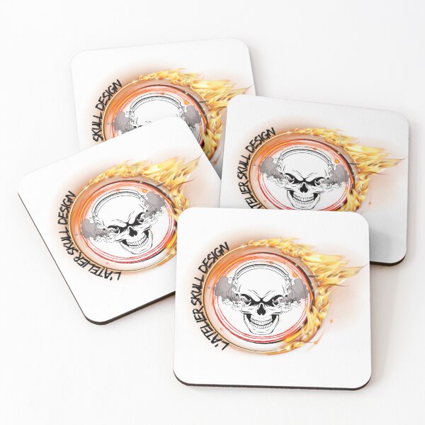 Item preview, Skull Design Flames Workshop designed and sold by SkullFiesta.