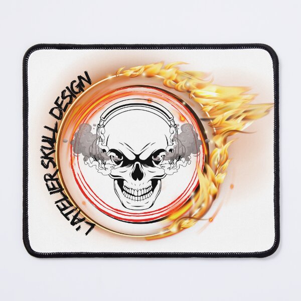 Item preview, Skull Design Flames Workshop designed and sold by SkullFiesta.