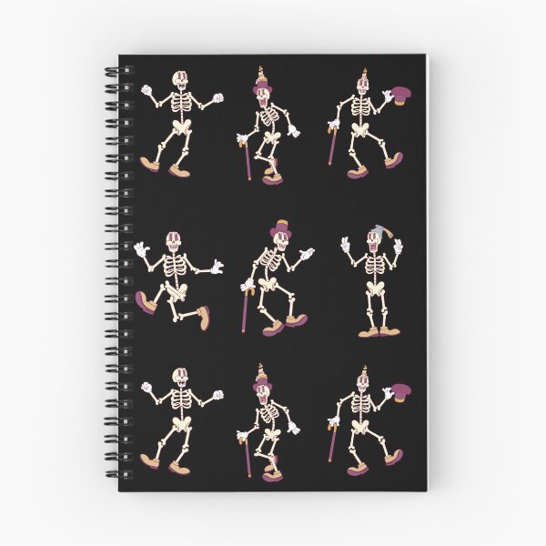 Item preview, Retro Groovy Skeleton Set - Funny Halloween Character designed and sold by patternjp.