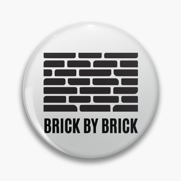 Item preview, Motivational Brick by Brick, Patience and Perseverence designed and sold by GoblinBoutique.