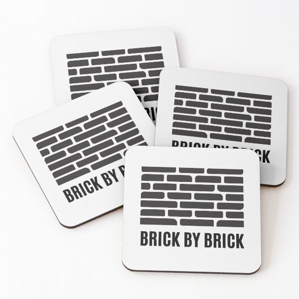 Item preview, Motivational Brick by Brick, Patience and Perseverence designed and sold by GoblinBoutique.