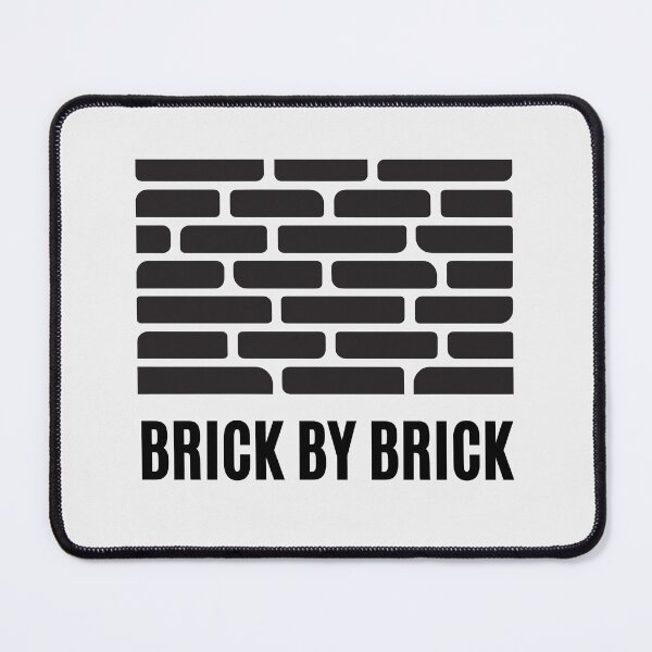 Item preview, Motivational Brick by Brick, Patience and Perseverence designed and sold by GoblinBoutique.