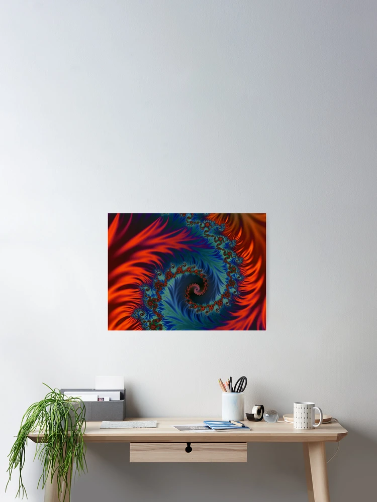 Thumbnail 2 of 3, Poster, Fire designed and sold by Kalektive Flair.