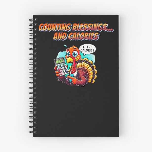 Item preview, Counting Blessings and Calories - Thanksgiving Humor designed and sold by DominEdge.