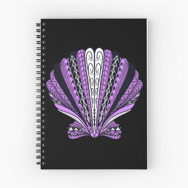 Item preview, Light Purple Tribal Clam Sea Shell  designed and sold by Steeb757.
